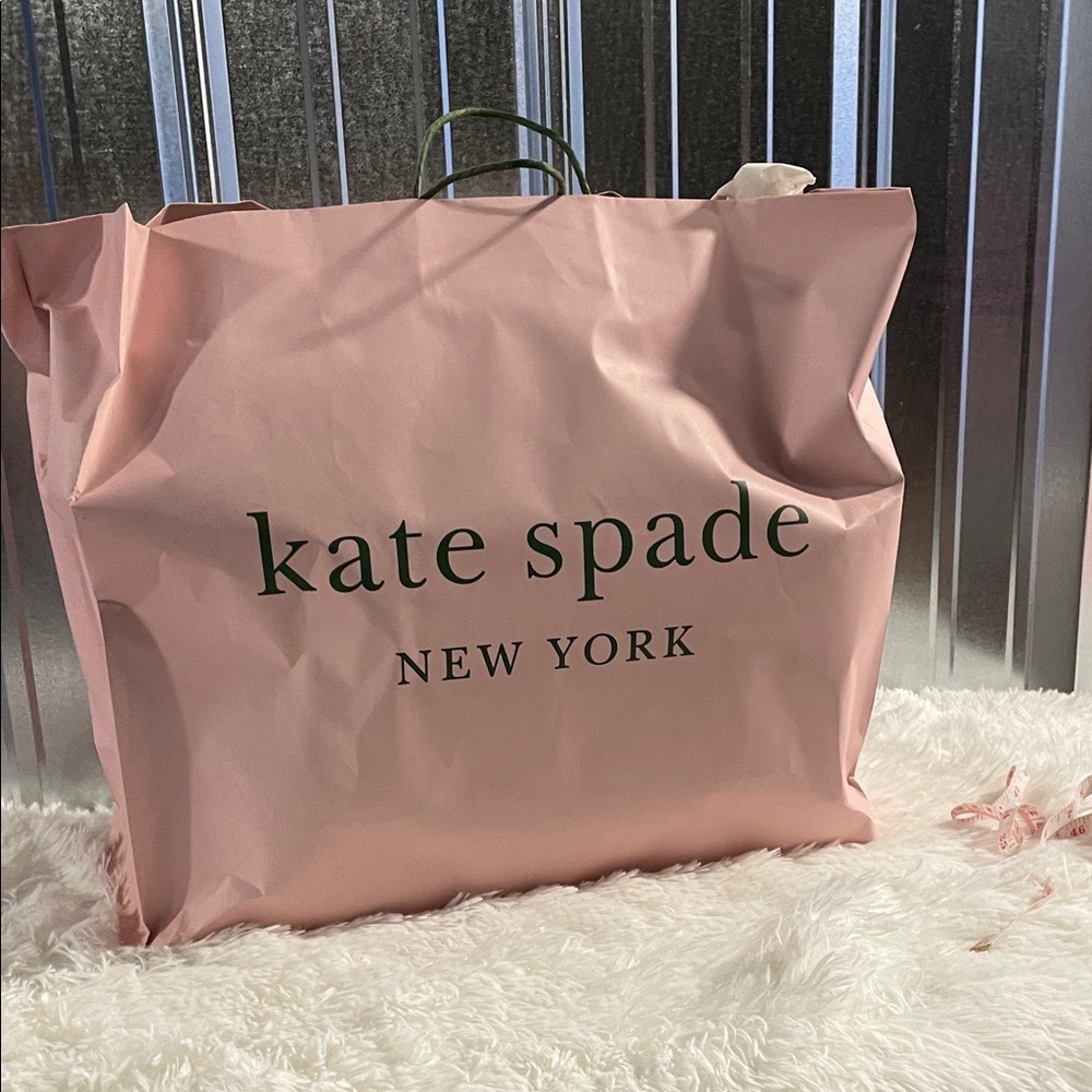 Kate Spade black and cream checkered purse - Picture 10 of 10